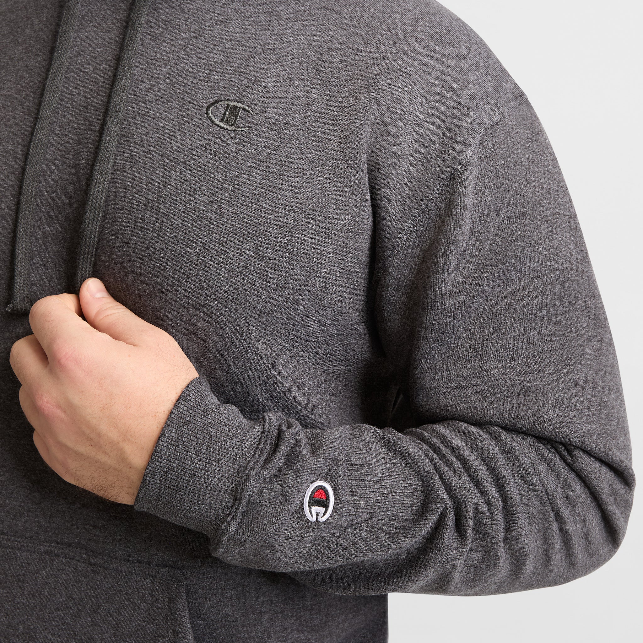 Powerblend Hoodie. C Logo - Big & Tall - Image 3