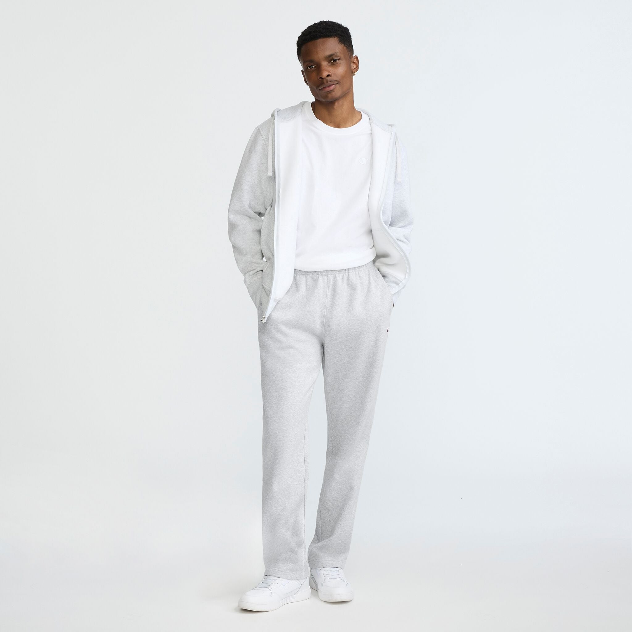 Powerblend Sweatpants. Open Hem. C Logo - Image 5