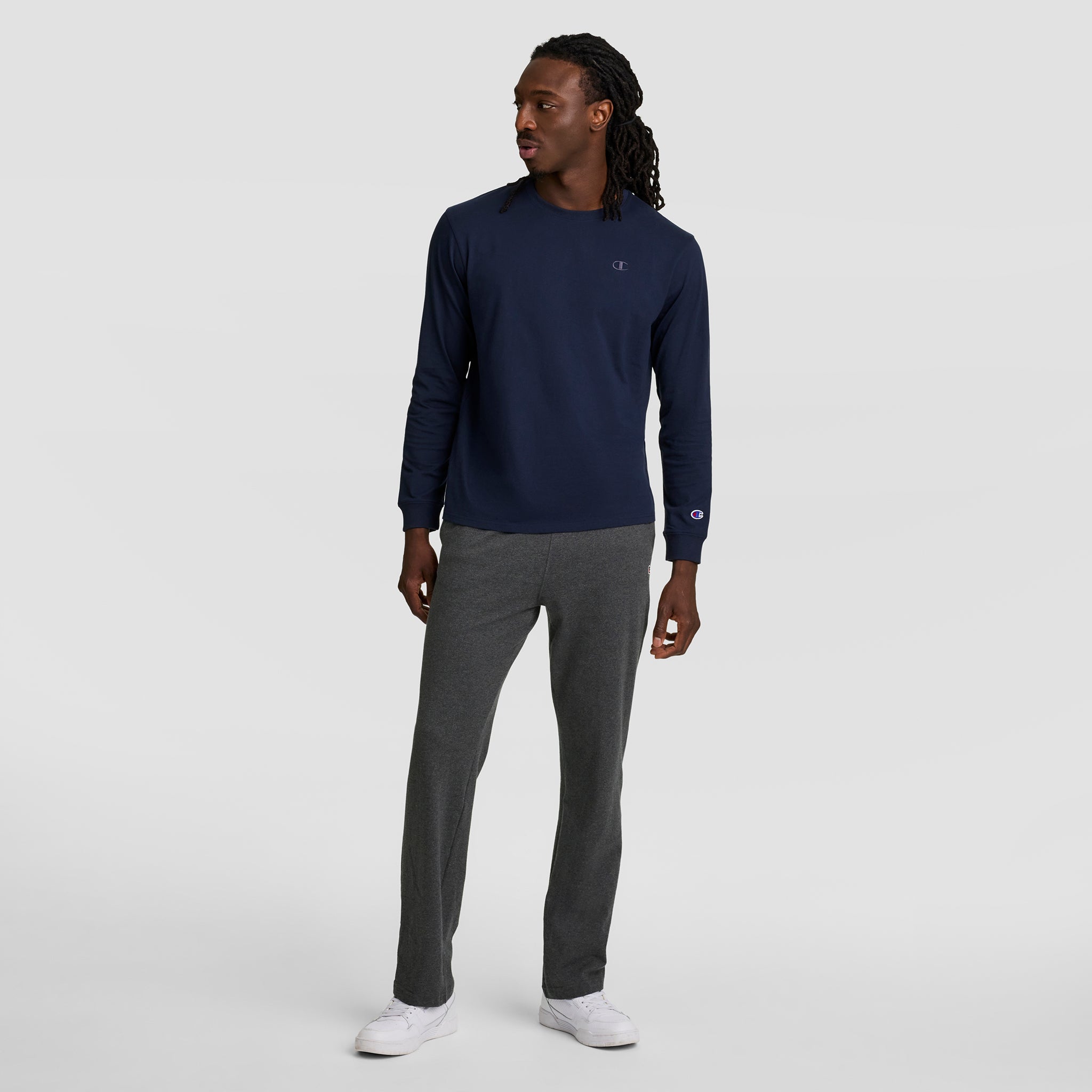 Lightweight Lounge Pants. Open Hem. C Logo - Image 4