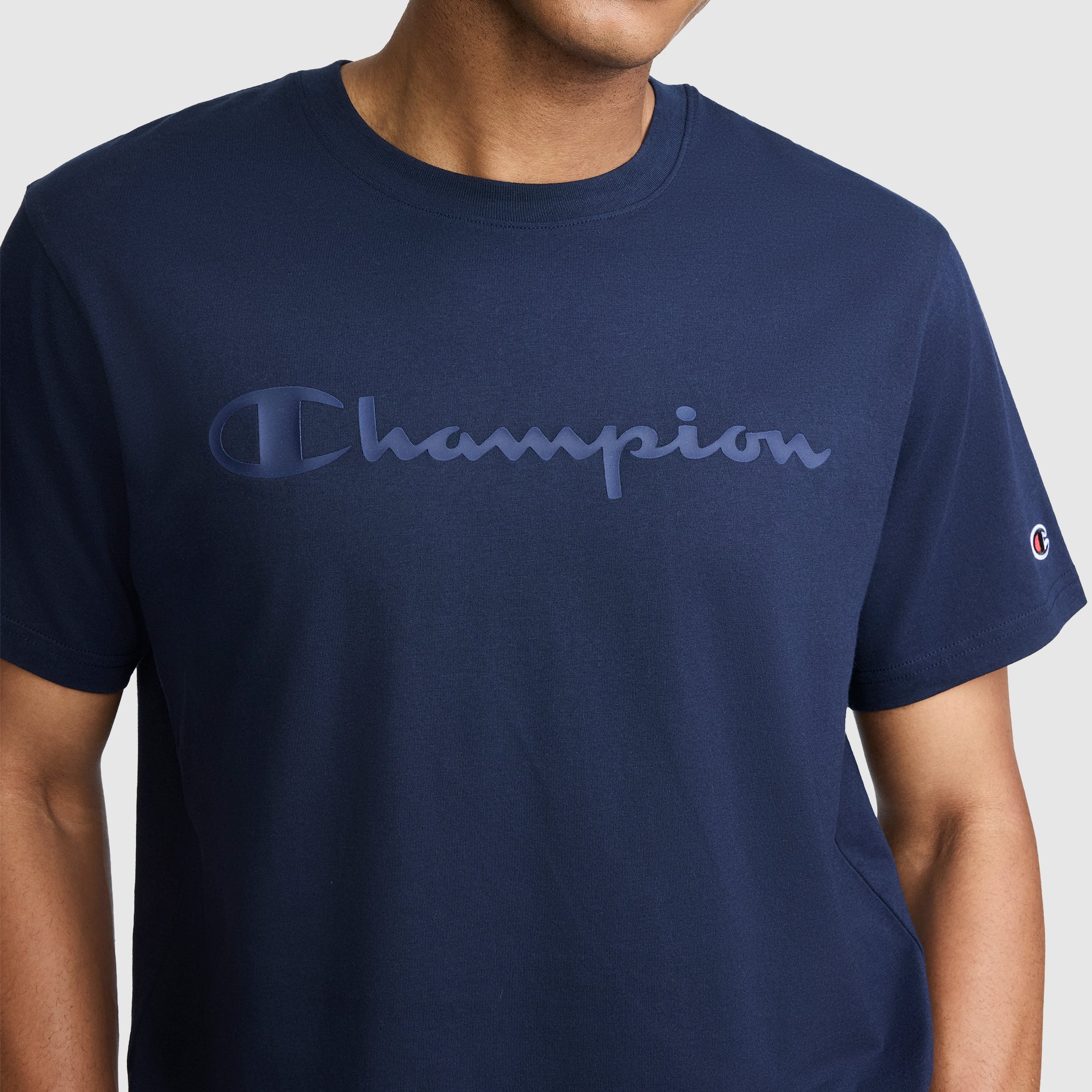 Classic Graphic T-Shirt. Tonal Script Logo - Image 4