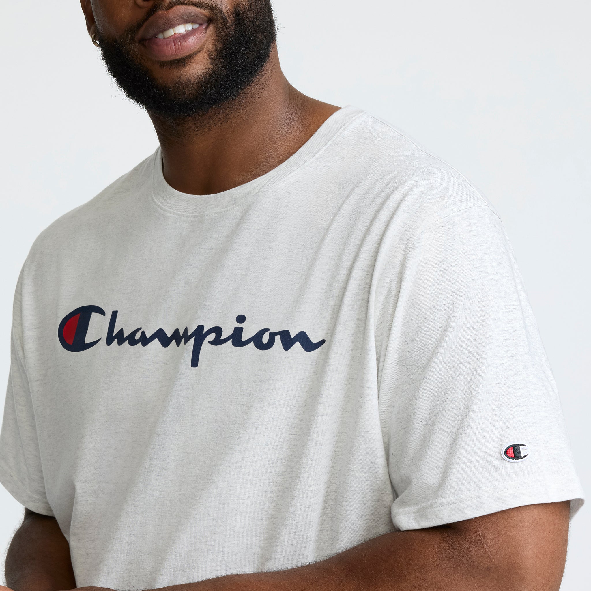 Classic Graphic T-Shirt. Script Logo - Big & Tall - Image 3