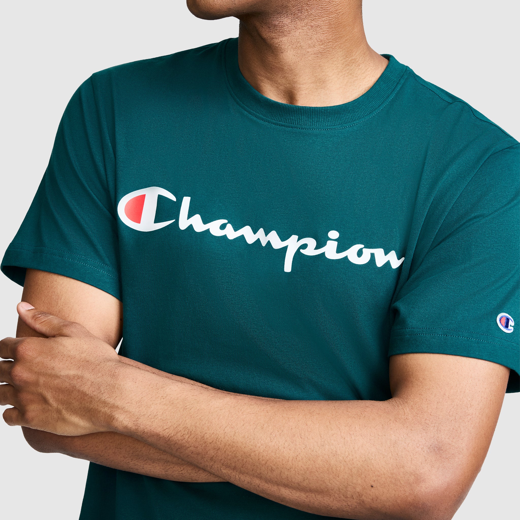 Classic Graphic T-Shirt. Script Logo - Image 3