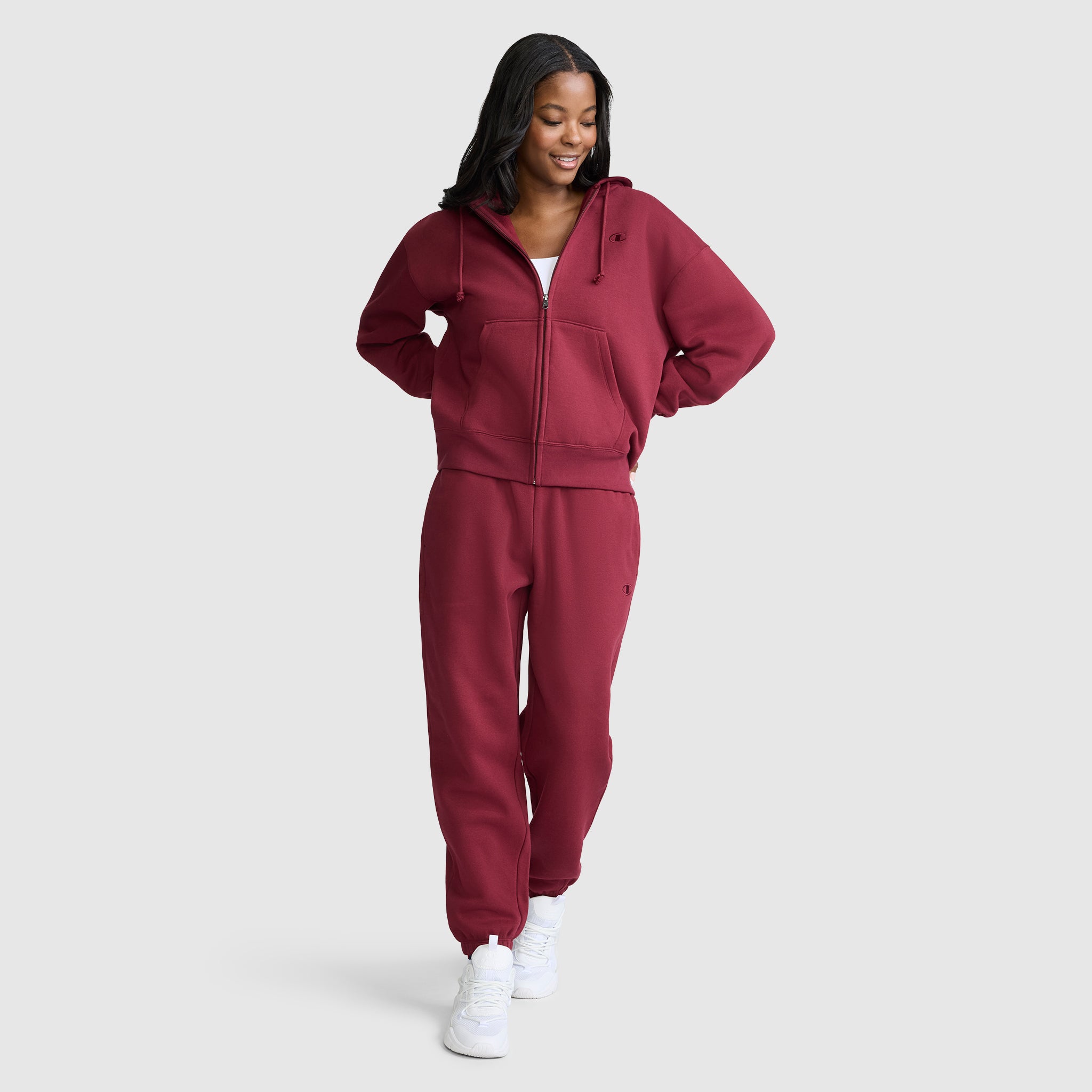 Powerblend Fleece Zip-Up Hoodie. C Logo - Image 6
