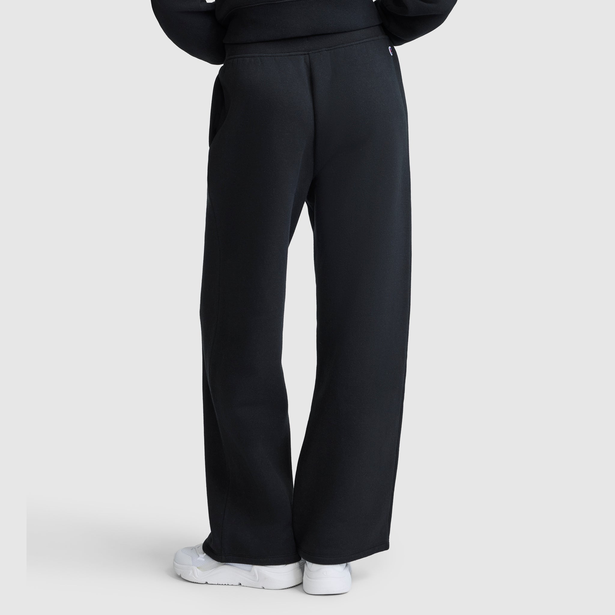 Wide Leg Fleece Sweatpants. C Logo - Image 2