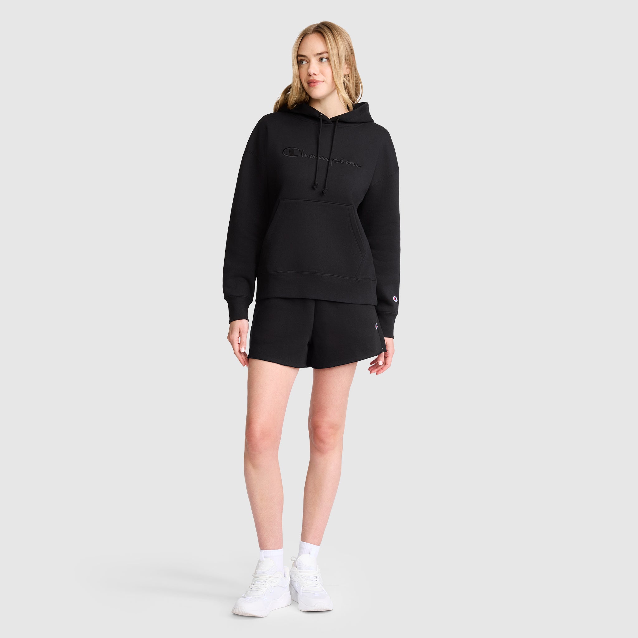 Tonal Script Freshman Powerblend Hoodie - Image 7